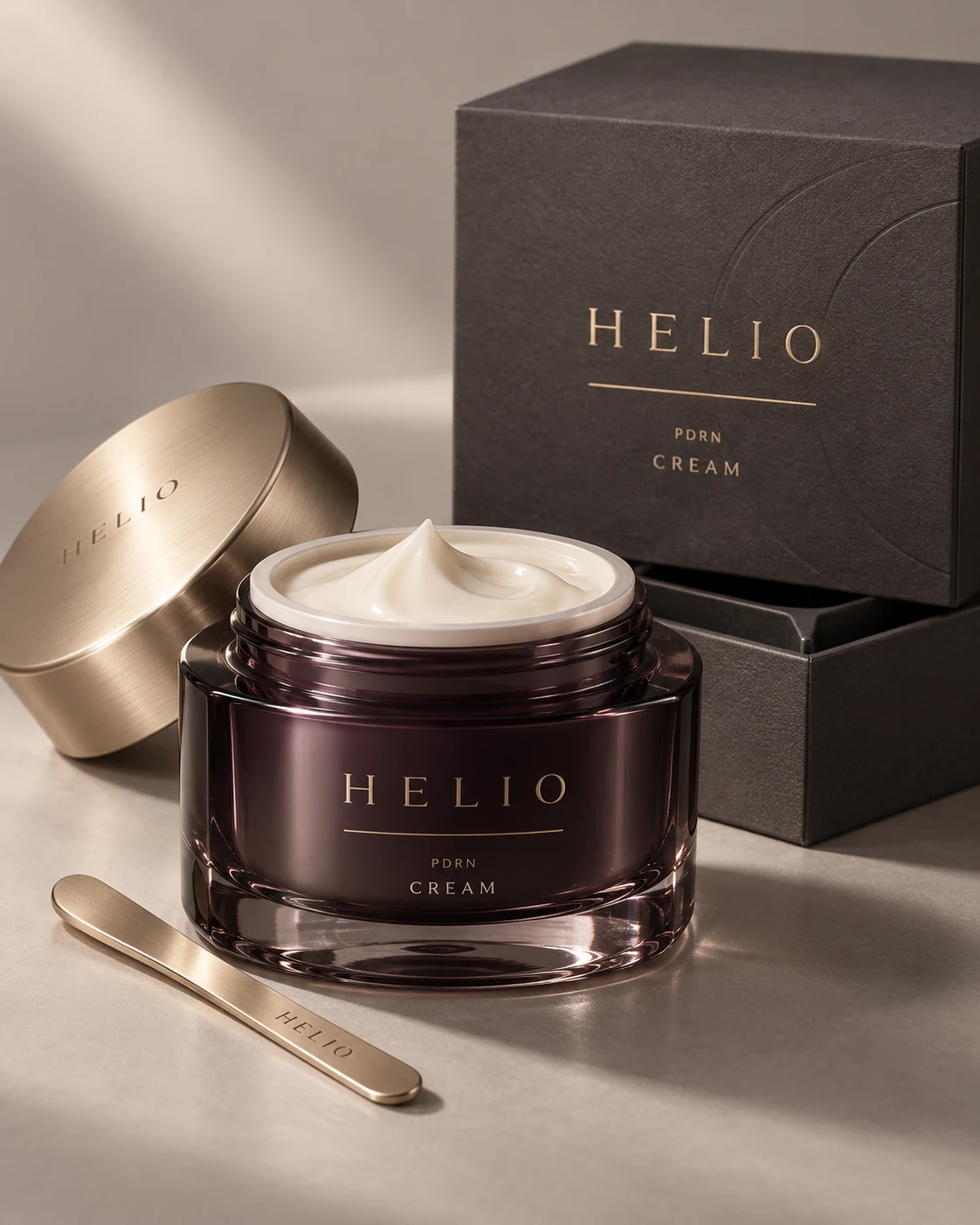 PDRN Cream packaging and outer carton